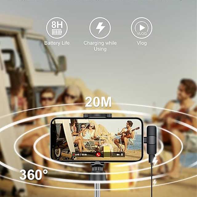 Moman Wireless Lavalier Microphone