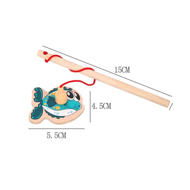 Montessori Wooden Magnetic Fishing Toy – Educational Marine Life Game for Kids & Toddlers