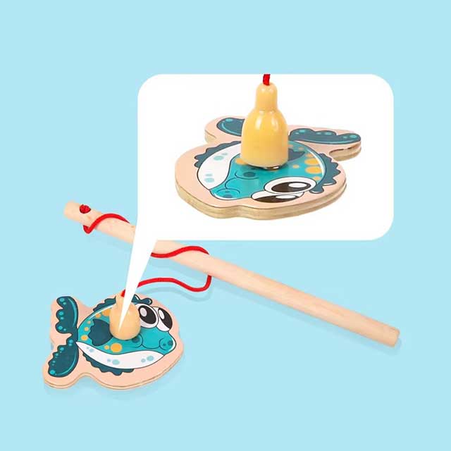 Montessori Wooden Magnetic Fishing Toy – Educational Marine Life Game for Kids & Toddlers