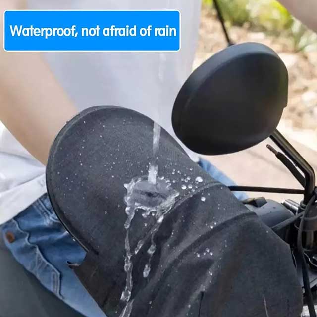 Motorcycle & E-Bike Handlebar Gloves – Waterproof, Windproof Sun Protection Covers for Outdoor Riding | Handlebar Accessories