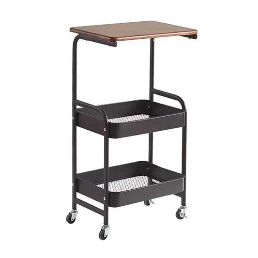 Multi-Layer Mobile Storage Rack – Floor-Standing Trolley with Wheels for Bathroom, Kitchen & Living Room