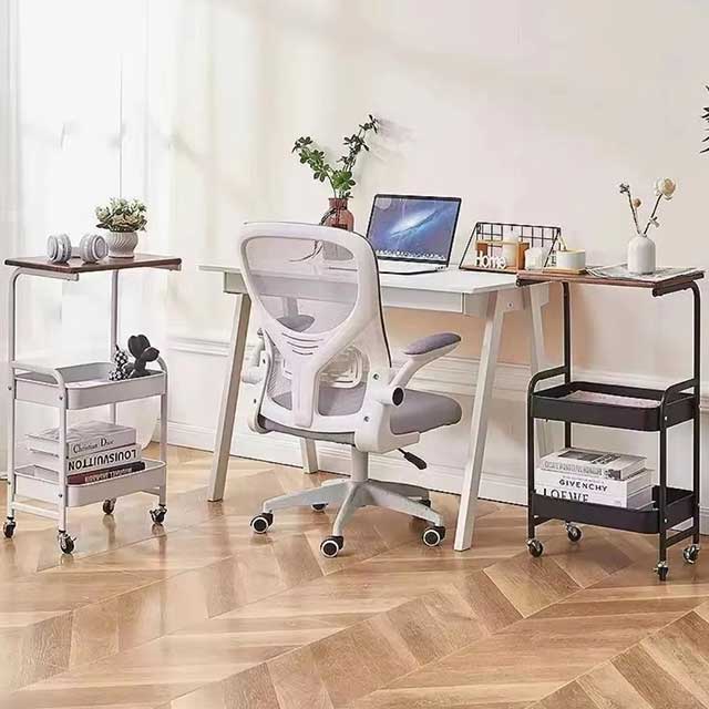 Multi-Layer Mobile Storage Rack – Floor-Standing Trolley with Wheels for Bathroom, Kitchen & Living Room