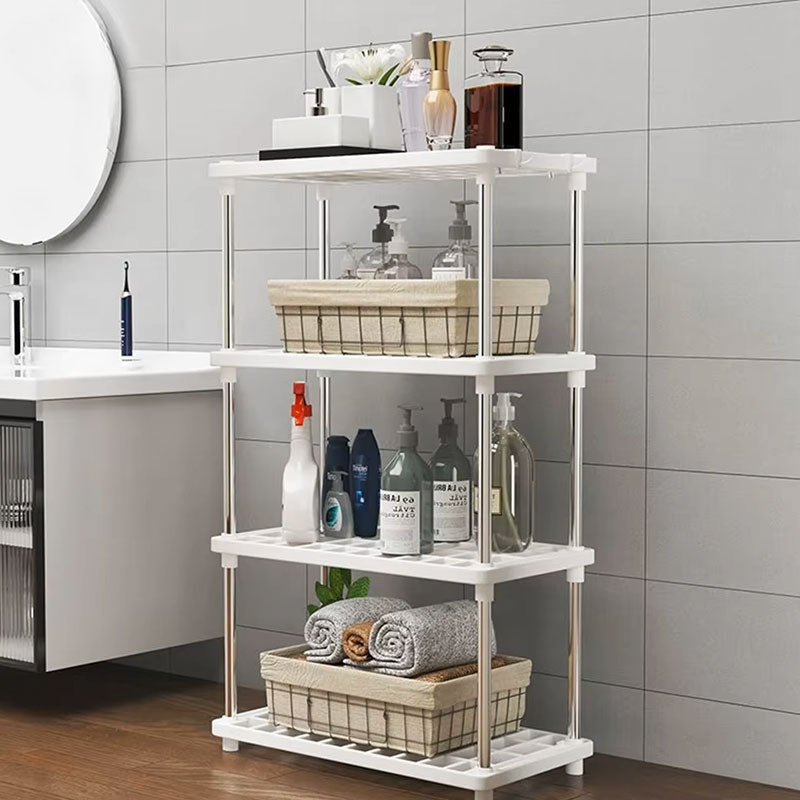 Multi-Level Storage Rack | Stackable Floor Organizer for Kitchen, Bathroom & Living Area