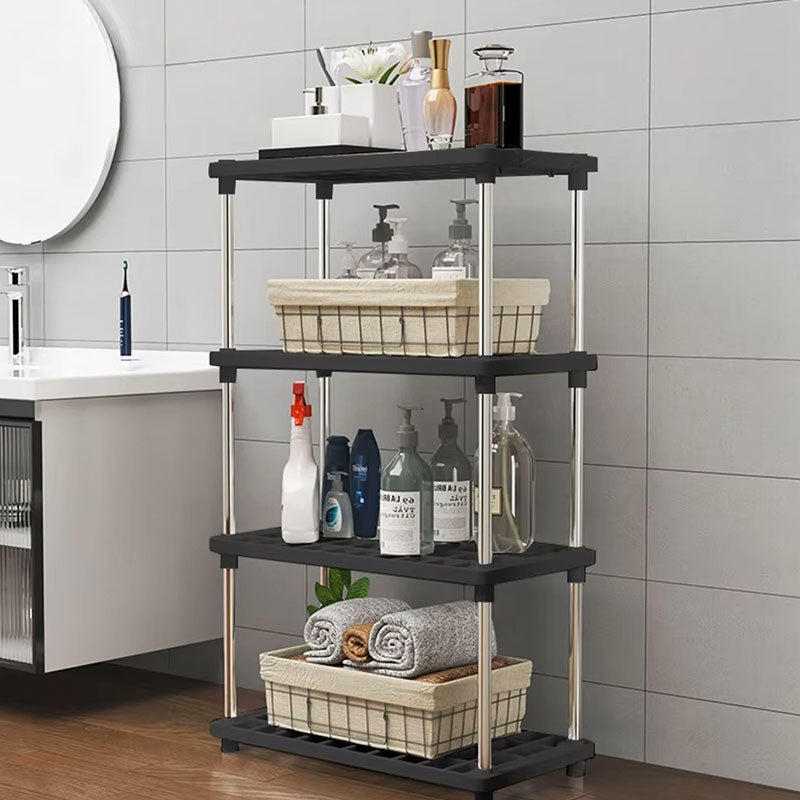 Multi-Level Storage Rack | Stackable Floor Organizer for Kitchen, Bathroom & Living Area