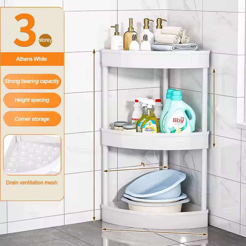 Chariot de rangement roulant mince multi-niveaux avec roues – Étagère utilitaire robuste à forte capacité de charge pour la cuisine, la salle de bain et le salon – Organisateur mobile peu encombrant – Options à 3, 4 ou 5 couches (noir/blanc)