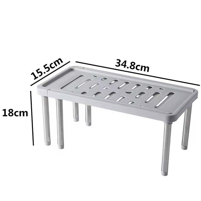 Multifunctional Telescopic Shoe & Storage Rack – Stainless Steel Shelf for Under-Sink, Kitchen & Cabinet Organization