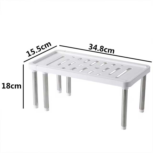 Multifunctional Telescopic Shoe & Storage Rack – Stainless Steel Shelf for Under-Sink, Kitchen & Cabinet Organization