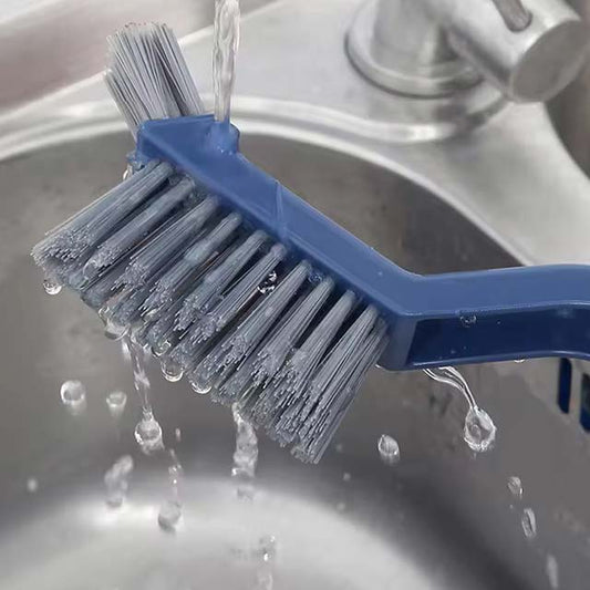 Multipurpose Bathroom & Kitchen Cleaning Brush - Tile Floor Gap, Window Groove, and Wall Corner Hand Brush for Household Use
