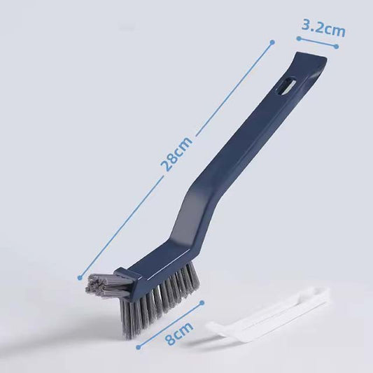 Multipurpose Bathroom & Kitchen Cleaning Brush - Tile Floor Gap, Window Groove, and Wall Corner Hand Brush for Household Use