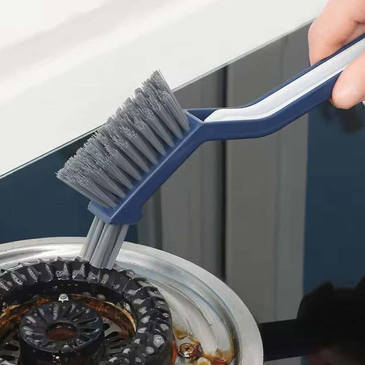 Multipurpose Bathroom & Kitchen Cleaning Brush - Tile Floor Gap, Window Groove, and Wall Corner Hand Brush for Household Use