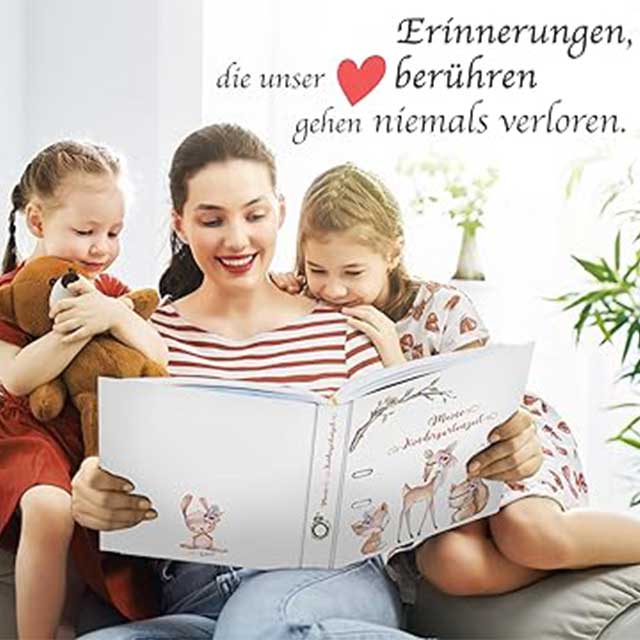 artpin® Nursery A4 "My Nursery Time" Children's Folder – 350-Sheet Collector's Folder with Adorable Forest Animal Design for Nursery Schools & Girls (O2 Edition)