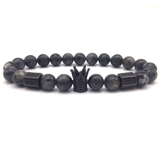 Bracelet élégant à perles en forme de couronne (EGBT029) 