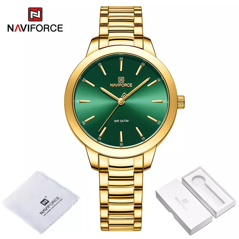 Montre femme NAVIFORCE en acier inoxydable (NF5025) 