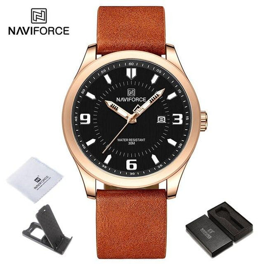 NAVIFORCE Leather Men Watch (NF8024)