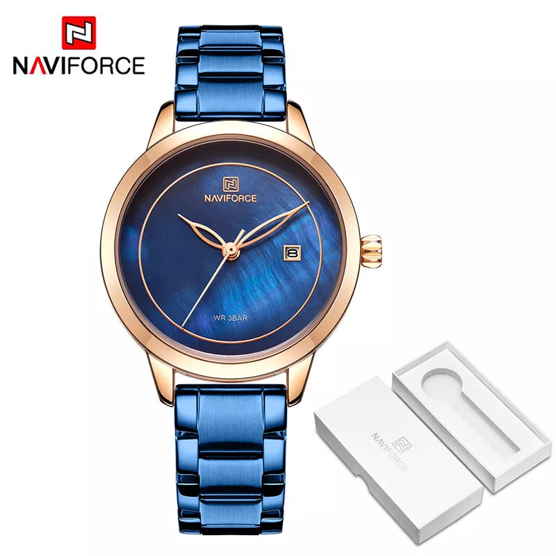 NAVIFORCE Luxury Gold Women Watch Fashion Casual Dress Wrist Watch For Ladies Waterproof Wristwatch Clock Relogio.jpg .jpg  1