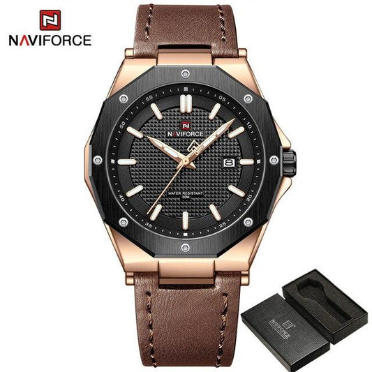 NAVIFORCE Leather Men Watch (NF9200L)