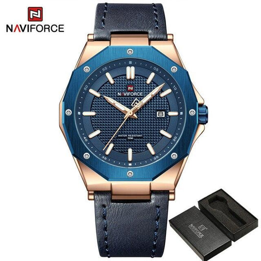 NAVIFORCE Leather Men Watch (NF9200L)