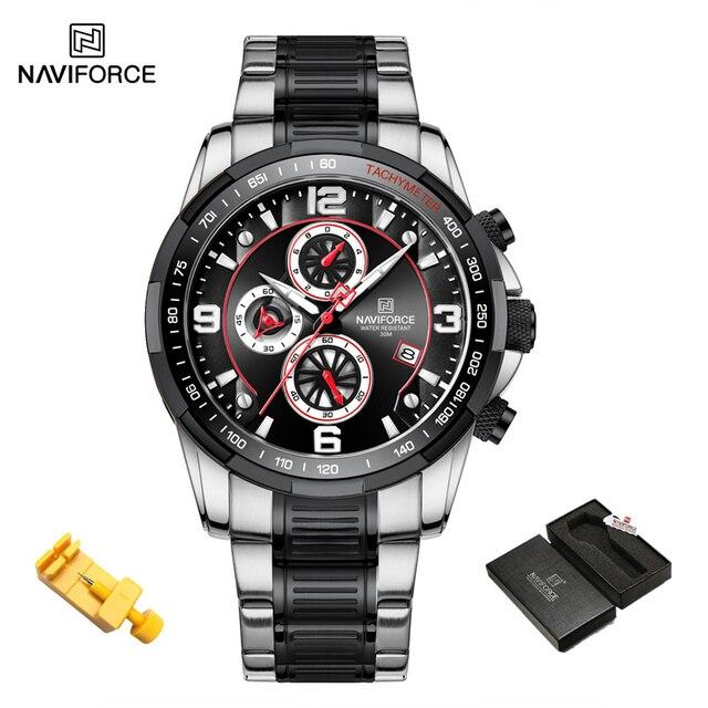 NAVIFORCE Stainless Steel Men Watch (8020S)