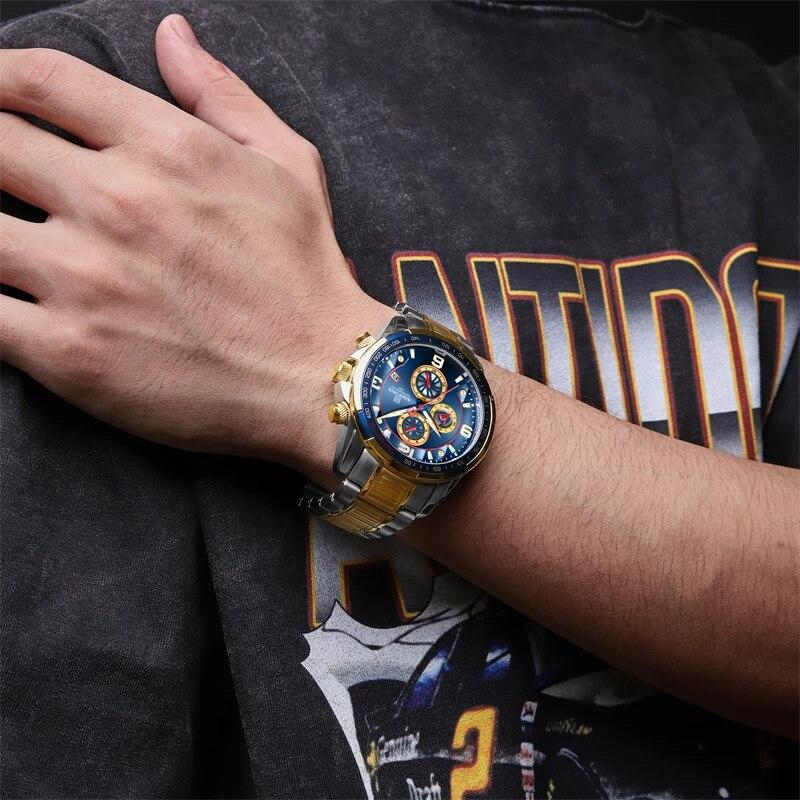 NAVIFORCE Stainless Steel Men Watch (8020S)