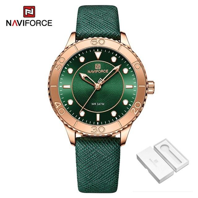 NAVIFORCE Leather Women Watch (NF5020)