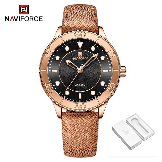 NAVIFORCE Leather Women Watch (NF5020)