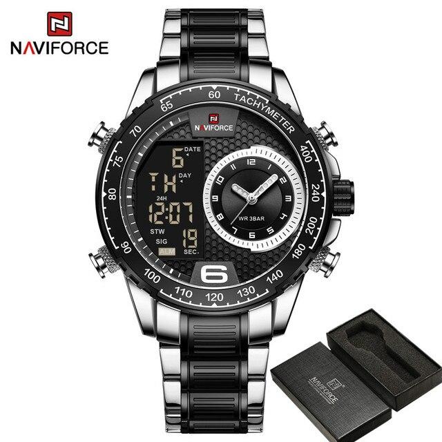 NAVIFORCE Top Brand Luxury Classic Men Watch Quartz Digital Male Clock Military Sport Gold Stainless Steel 1.jpg 640x640 1 1