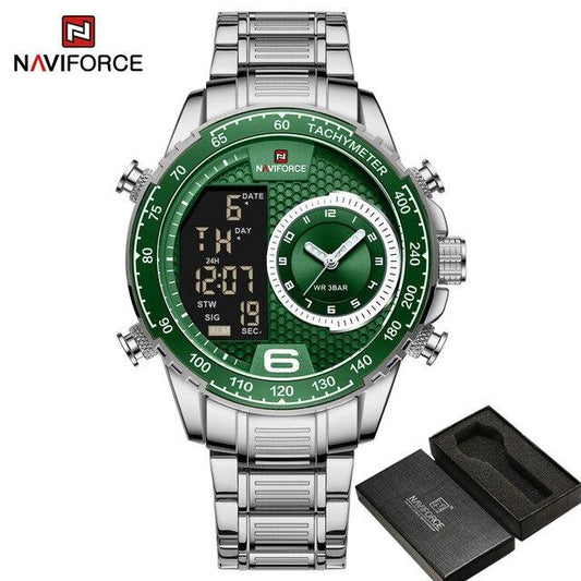 NAVIFORCE Top Brand Luxury Classic Men Watch Quartz Digital Male Clock Military Sport Gold Stainless Steel 1.jpg 640x640 2 1
