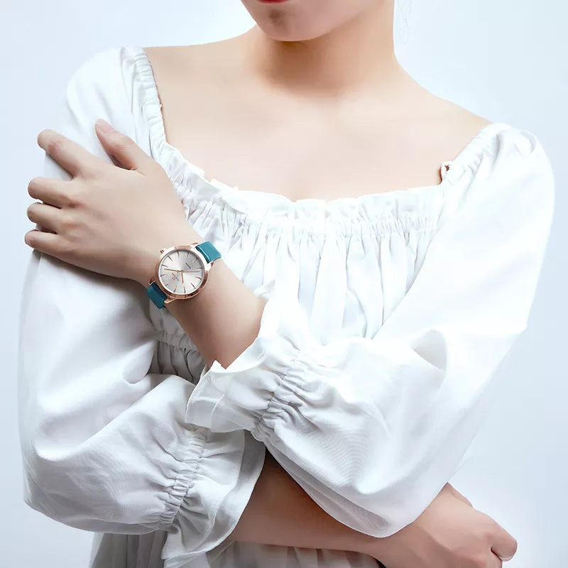 NAVIFORCE Top Brand Watches for Ladies Casual Fashion Original Genuine Leather Strap Women s Wristwatches Waterproof.jpg.jpg  6