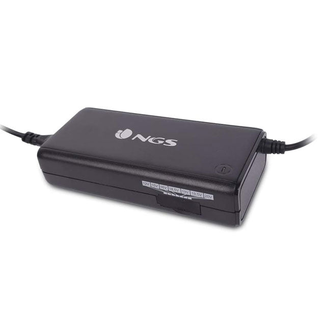 NGS Ban 90W Universal Laptop Charger with 11 Adapters | Manual Charger for HP, Dell, ASUS, Lenovo, Acer