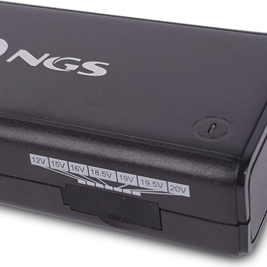 NGS Ban 90W Universal Laptop Charger with 11 Adapters | Manual Charger for HP, Dell, ASUS, Lenovo, Acer