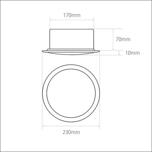 NOVA JL-806 Ceiling Speaker – 70/100V, 3W/6W In-Ceiling Audio System for Commercial Installations