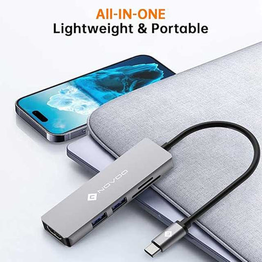NOVOO USB C Hub 5 in 1