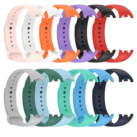 New Colorful Silicone Replacement Strap for Xiaomi Mi Band &amp; Mi Sports Bracelets – Compatible with Mi3/Mi4/Mi5/Mi6/Mi7/Mi8 and Mi M3/M4/M5/M7/M8