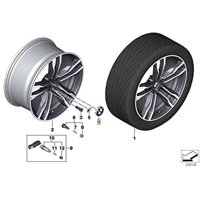 New Genuine BMW Wheel Center OE 36136783536 for 1992-2023 Models – Authentic BMW Replacement Part