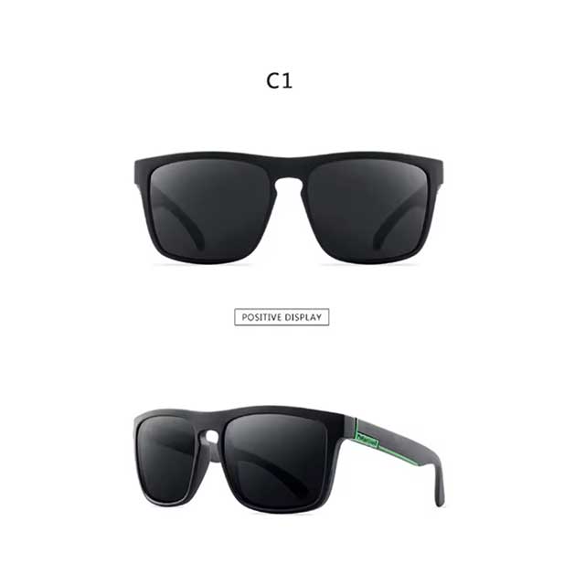 New Polarized Sunglasses for Men & Women – Classic Mirror Square Fashion Sun Glasses