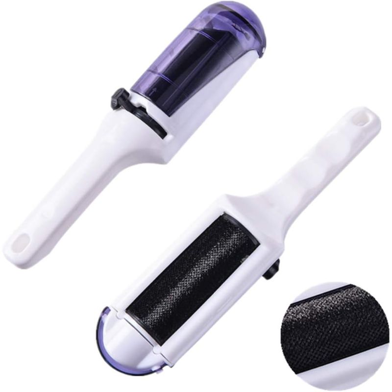 Nouvelle version anti-poils pour animaux – Brosse magique anti-peluches pour poils de chien et de chat – Outil double face autonettoyant pour vêtements, meubles, tapis et intérieurs de voiture