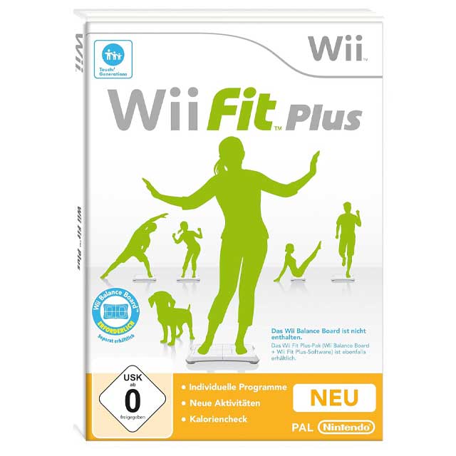 Nintendo Wii Fit Plus – Interactive Home Fitness Game with Balance Board for All Ages