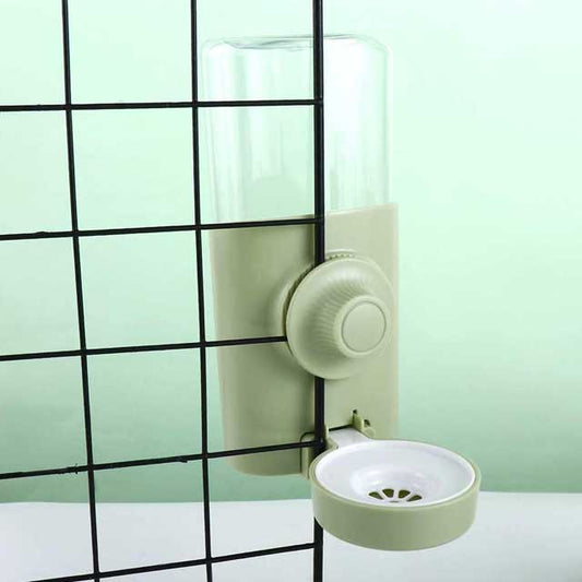 No Drip Automatic Pink Rabbit Water Feeder &amp; Hamster Drinker – Hanging Water Dispenser for Bunnies, Guinea Pigs &amp; Small Animals