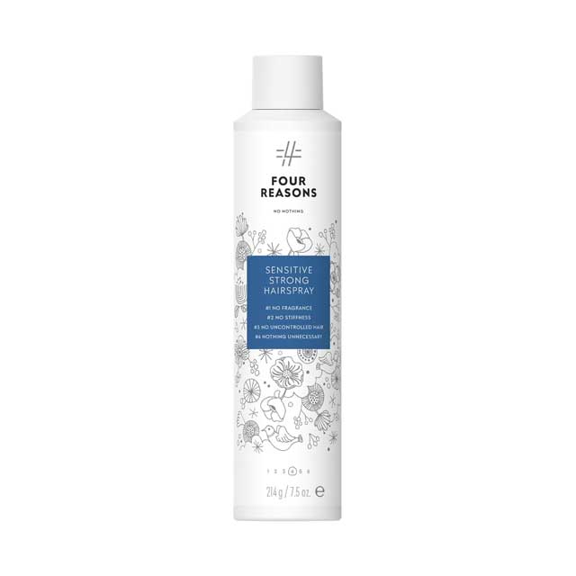 No Nothing Sensitive Strong Hairspray – Unscented &amp; Fragrance-Free Finishing Spray with Strong, Flexible Hold &amp; Humidity Protection – Hypoallergenic Formula (7.5 oz)
