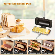 Nonstick Sandwich Frying Pan – Aluminum Flip Pan for Grilled Cheese, Pancakes, Omelettes & More | Portable Sandwich Maker for Home, Restaurants & Food Trucks