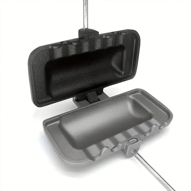 Nonstick Sandwich Frying Pan – Aluminum Flip Pan for Grilled Cheese, Pancakes, Omelettes & More | Portable Sandwich Maker for Home, Restaurants & Food Trucks