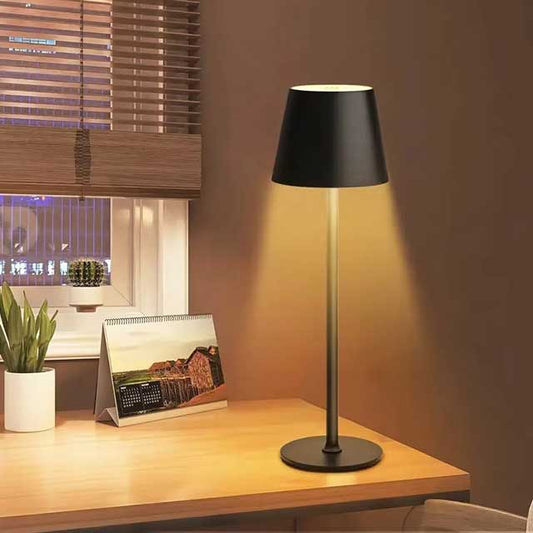 Nordic LED Table Lamp – Rechargeable Touch Dimmable Desk Light for Bedroom, Home, Dining Room & Coffee Shop Decor