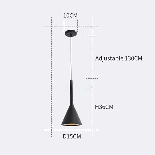 Nordic Modern LED Pendant Light – Stylish Hanging Fixture for Living Room, Bedroom, Dining Room & Café Decor