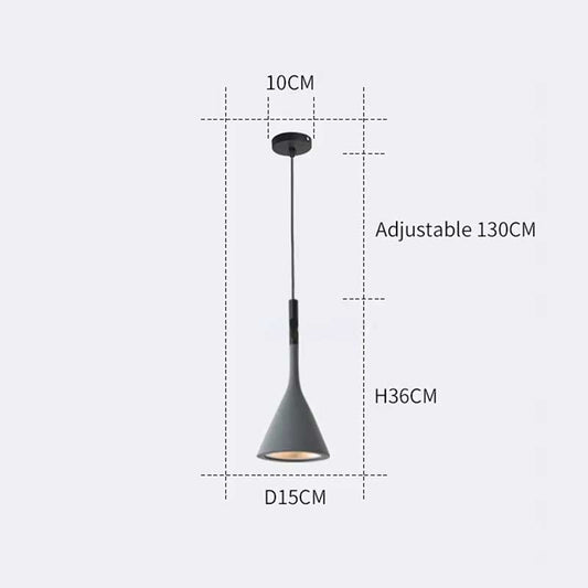 Suspension LED de style nordique moderne – Luminaire suspendu élégant pour salon, chambre, salle à manger et café