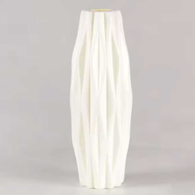 Nordic Style Plastic Vase – Shatter-Resistant Home INS Simulation Vase for Living Room Decor