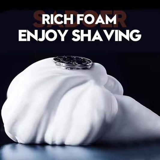 OEM SADOER Private Label Men's Beard & Skin Care Mousse - Cool Smoothing & Hair Removal Face Cleanser for Men