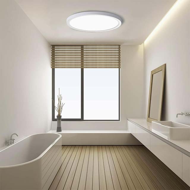 OUILA LED Ceiling Light – 18W 4000K Daylight Flush Mount Fixture, 1600LM for Bathroom, Bedroom, Kitchen, Living Room &amp; Dining Hall (YLXDD300-18W)