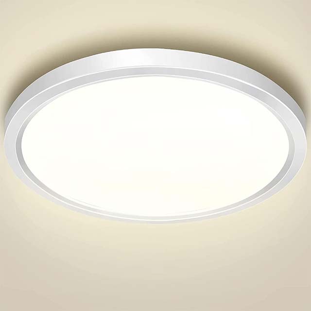OUILA LED Ceiling Light – 18W 4000K Daylight Flush Mount Fixture, 1600LM for Bathroom, Bedroom, Kitchen, Living Room &amp; Dining Hall (YLXDD300-18W)