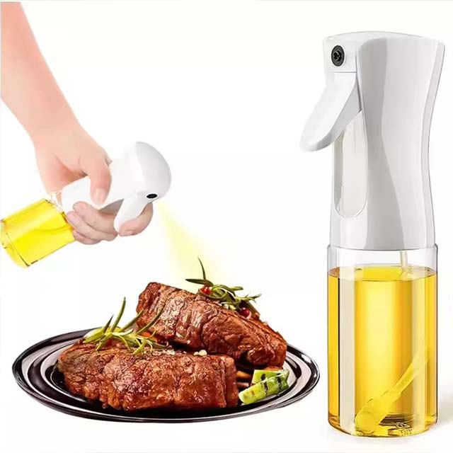 Reusable Oil Spray Bottle – Olive Oil & Vinegar Sprayer for Cooking, BBQ & Baking