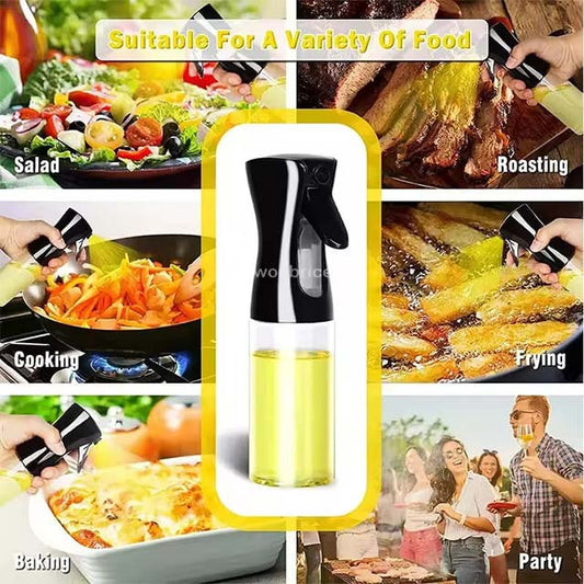 Reusable Oil Spray Bottle – Olive Oil & Vinegar Sprayer for Cooking, BBQ & Baking